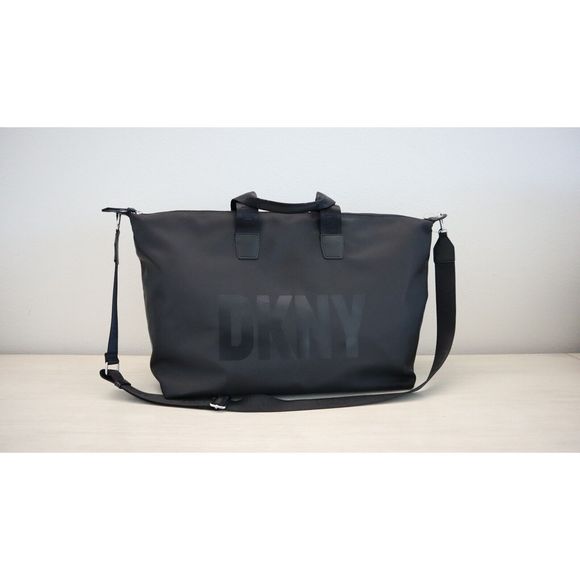 DKNY R24XEW09 Large Black Luca Overnighter Duffle Bag $228 - Picture 7 of 16